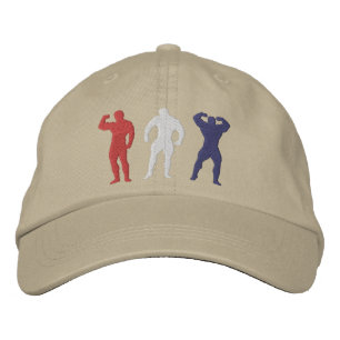 Casquette brodée pour hommes bodybuilders