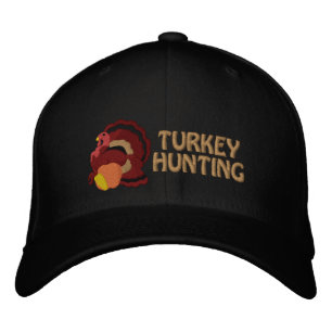 Casquette brodée pour la chasse à la dinde - Perso