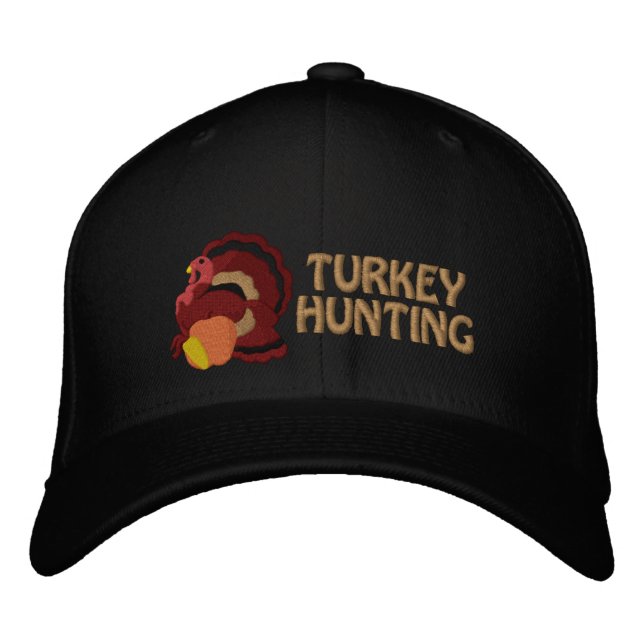 Casquette brodée pour la chasse à la dinde - Perso (Devant)