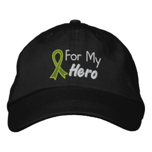 Casquette Brodée Pour mon héros - Lymphome