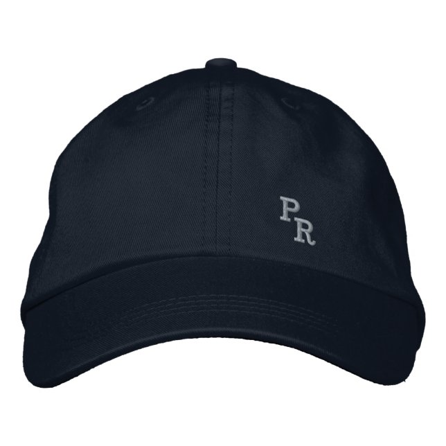 Casquette Brodée PR Porto Rico (Devant)