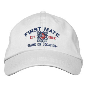 Casquette Brodée Premier compagnon personnalisé de drapeau