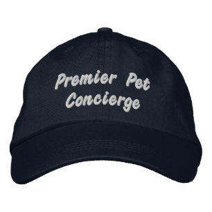 Casquette Brodée Premier Concierge pour animaux de compagnie