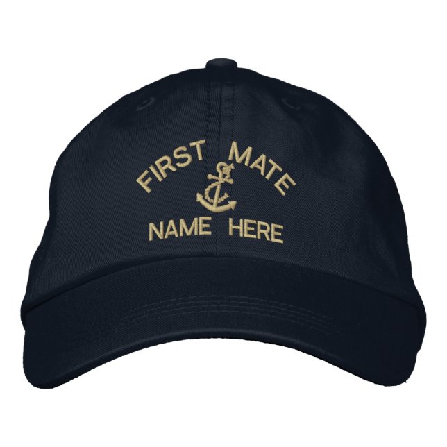 Casquette Brodée Premier maté - personnalisable (Devant)