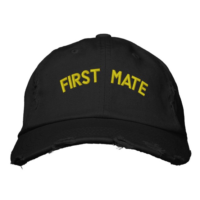 Casquette Brodée Premier texte (Devant)