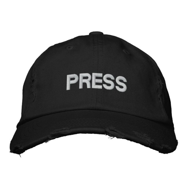 CASQUETTE BRODÉE PRESSE (Devant)