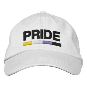 Casquette Brodée Pride non binaire