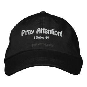 Casquette Brodée Priez à l'attention de gotGod316.com Laine