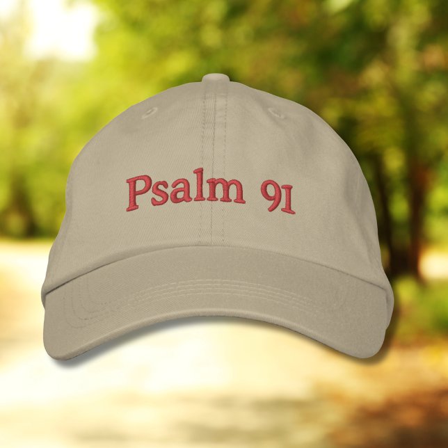 Casquette Brodée Psalm 91 Classic Embroidered Hat (Créateur téléchargé)