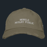 Casquette Brodée Publique mobile<br><div class="desc">Ce chapeau de camionneur cool pour notaires mobiles des propriétaires d'entreprises publiques est conçu pour être une option rentable efficace pour vous garder / votre entreprise visible et devant les clients potentiels pendant que vous êtes en déplacement.</div>