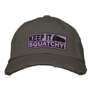 Casquette Brodée Purple *EMBROIDEUR* Gardez-Le Squatché ! - Bobo