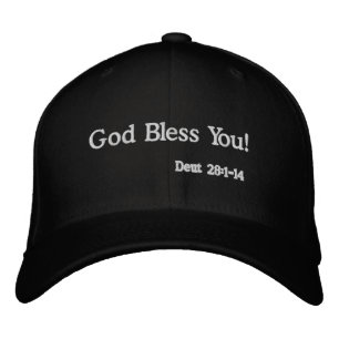 Casquette Brodée Que Dieu Vous Bénisse ! Les citations bibliques la
