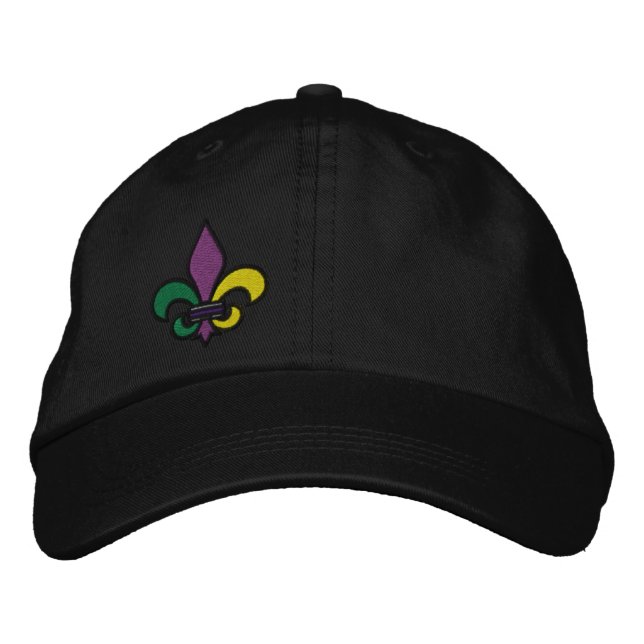 Casquette Brodée Que le bon temps parcoure la Nouvelle-Orléans (Devant)