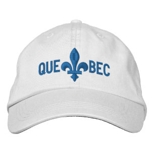 Casquette Brodée Québec Libre Fleur de Lis Symbole de la culture fr
