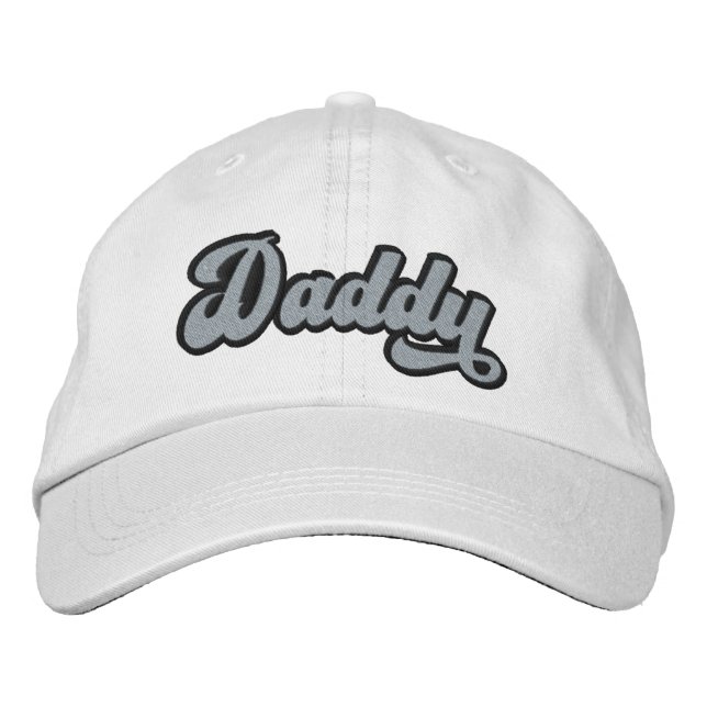 Casquette Brodée Qui est le papa  (Devant)