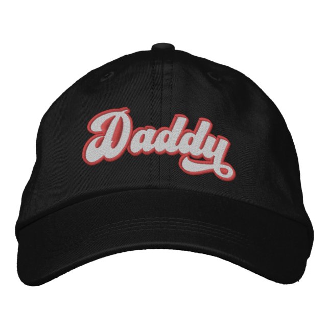 Casquette Brodée Qui est le papa  (Devant)