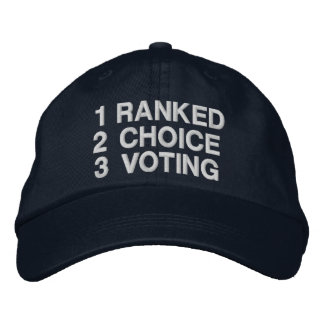 Casquette Brodée Ranked Choice Voting