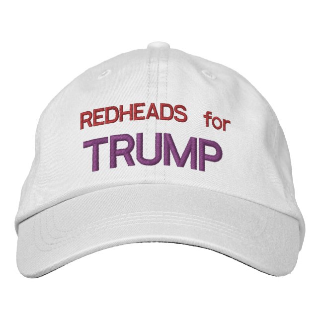 Casquette Brodée REDHEATS pour TRUMP (Devant)