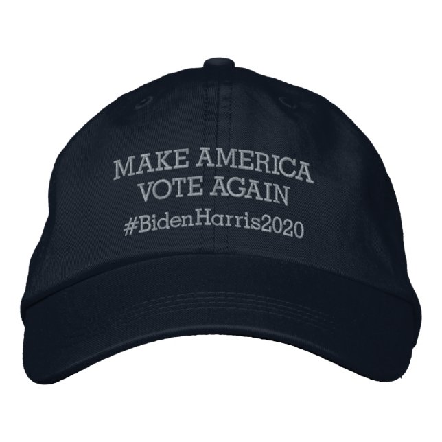 Casquette Brodée Refaire voter l'Amérique, #BidenHarris2020 (Devant)