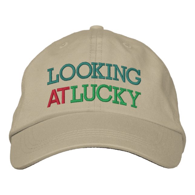 Casquette Brodée Regard sur Lucky (Devant)