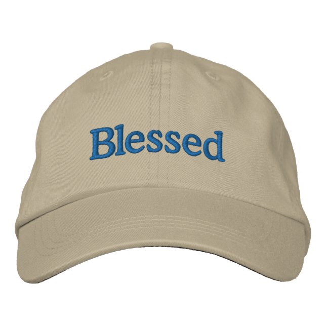 Casquette Brodée Réglable Bénie (Devant)