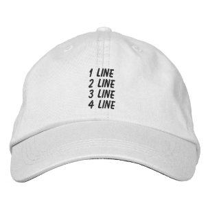 Casquette Brodée Réglables personnalisés le font vous-même