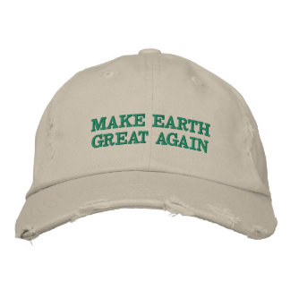 Casquette Brodée Rendez la terre grand (et le vert !) encore