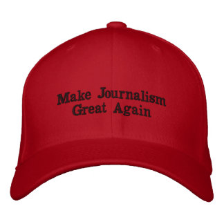 Casquette Brodée Rendez le journalisme grand encore