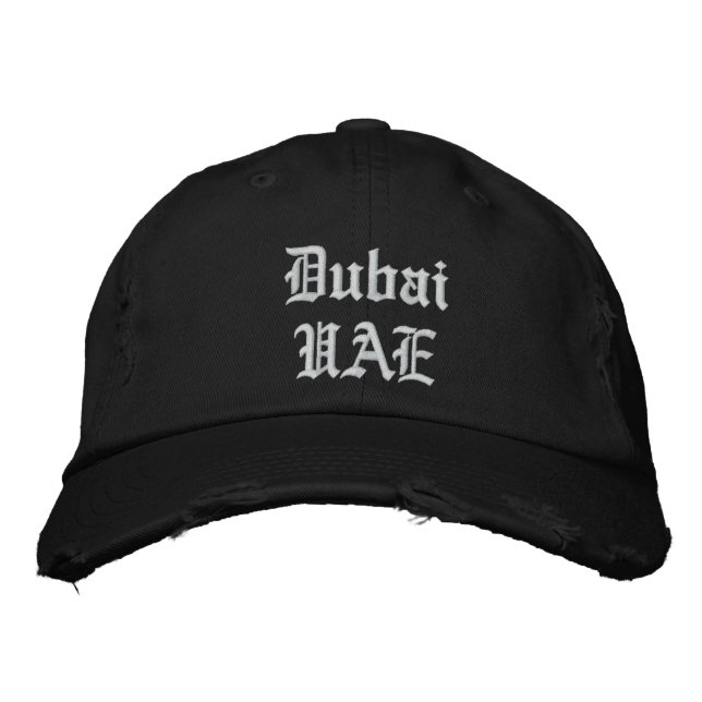 Casquette Brodée Rep Ya Hood Custom Dubai (Devant)