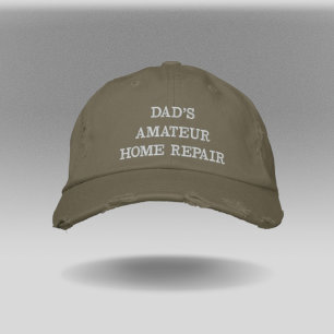 Casquette Brodée Réparation de la maison amateur de papa
