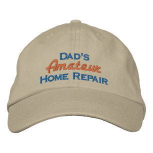 Casquette Brodée Réparation de la maison amateur de papa