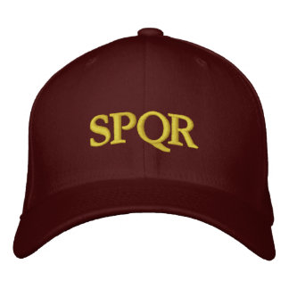 Casquette Brodée République romaine SPQR