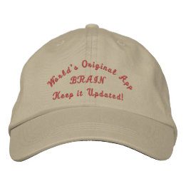 Casquette Brodée Restez à jour -