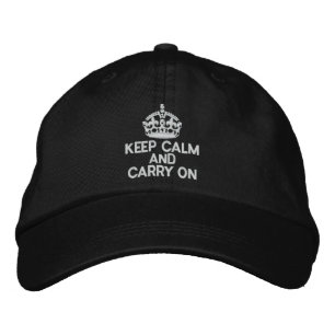 Casquette Brodée Restez Calme Et Continuez À La Mode