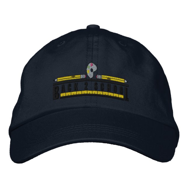 Casquette Brodée Retour À L'École (Devant)