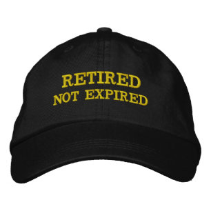 Casquette Brodée Retraité personnalisé non expiré