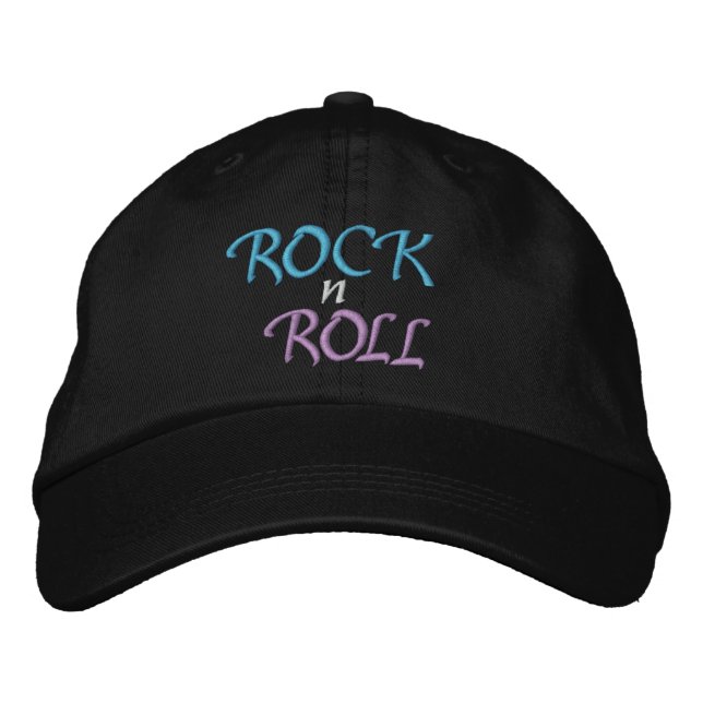 Casquette Brodée ROCK n ROLL (Devant)