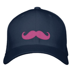 Casquette Brodée ROSE de moustache