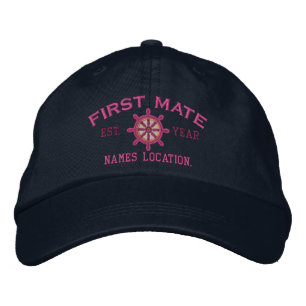 Casquette Brodée Roue personnalisée de premier compagnon d'ANNÉE