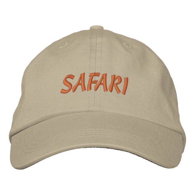 CASQUETTE BRODÉE SAFARI (Devant)