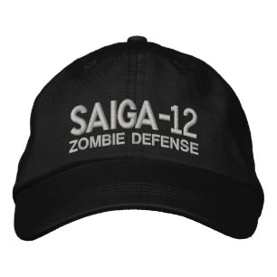 Casquette Brodée Saiga 12 - Zombie Défense