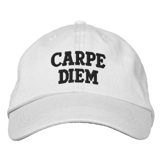 Casquette Brodée "Saisir la journée" Carpe Diem (Latin)