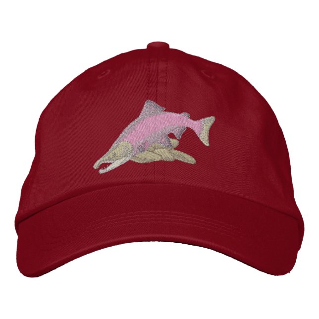 Casquette Brodée Saumon Sockeye (Devant)