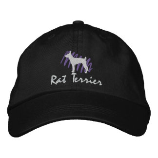 Casquette Brodée Scribblé Rat Terrier
