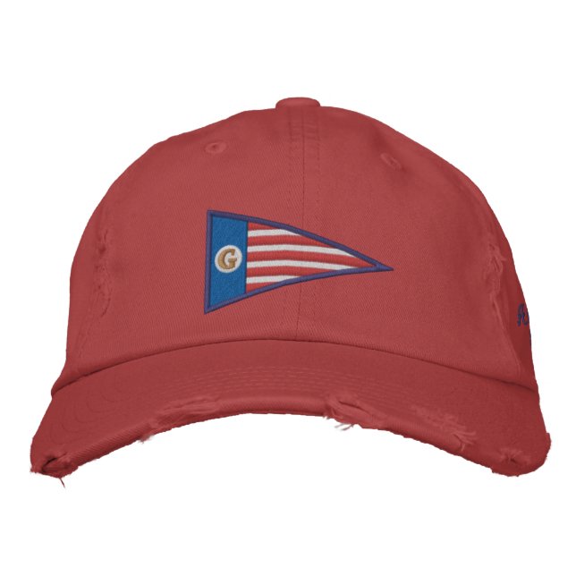 Casquette Brodée Série de drapeaux GEUEE : Amérique (Devant)