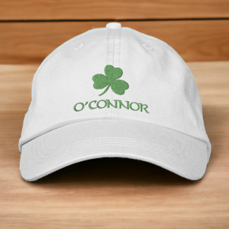 Casquette Brodée Shamrock irlandais personnalisé