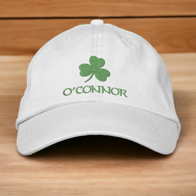 Casquette Brodée Shamrock irlandais personnalisé (Créateur téléchargé)