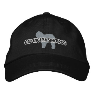 Casquette Brodée Silhouette Old English Sheepdog