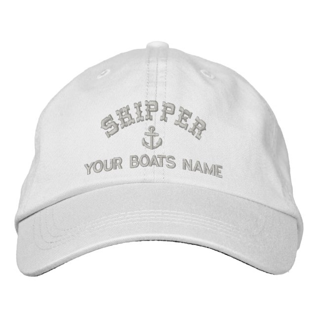 Casquette Brodée Skipper (Devant)