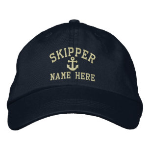 Casquette Brodée Skipper - personnalisable